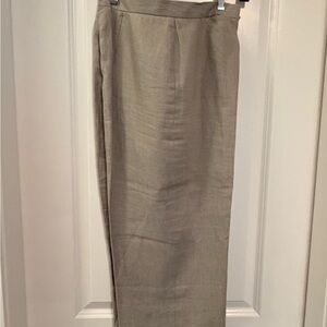 Sigrid Olsen Women's Tan Cropped Pants